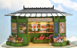 Preview: Kiosk Art Deco ´Blumen`